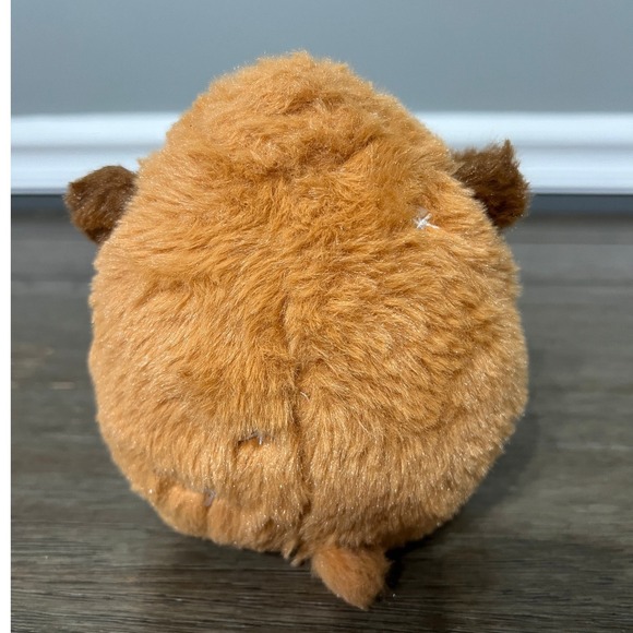 Adorable Kawaii Plush Toy Brown & Teal Cute Stuffed Animal Gift for Kids - Picture 3 of 5